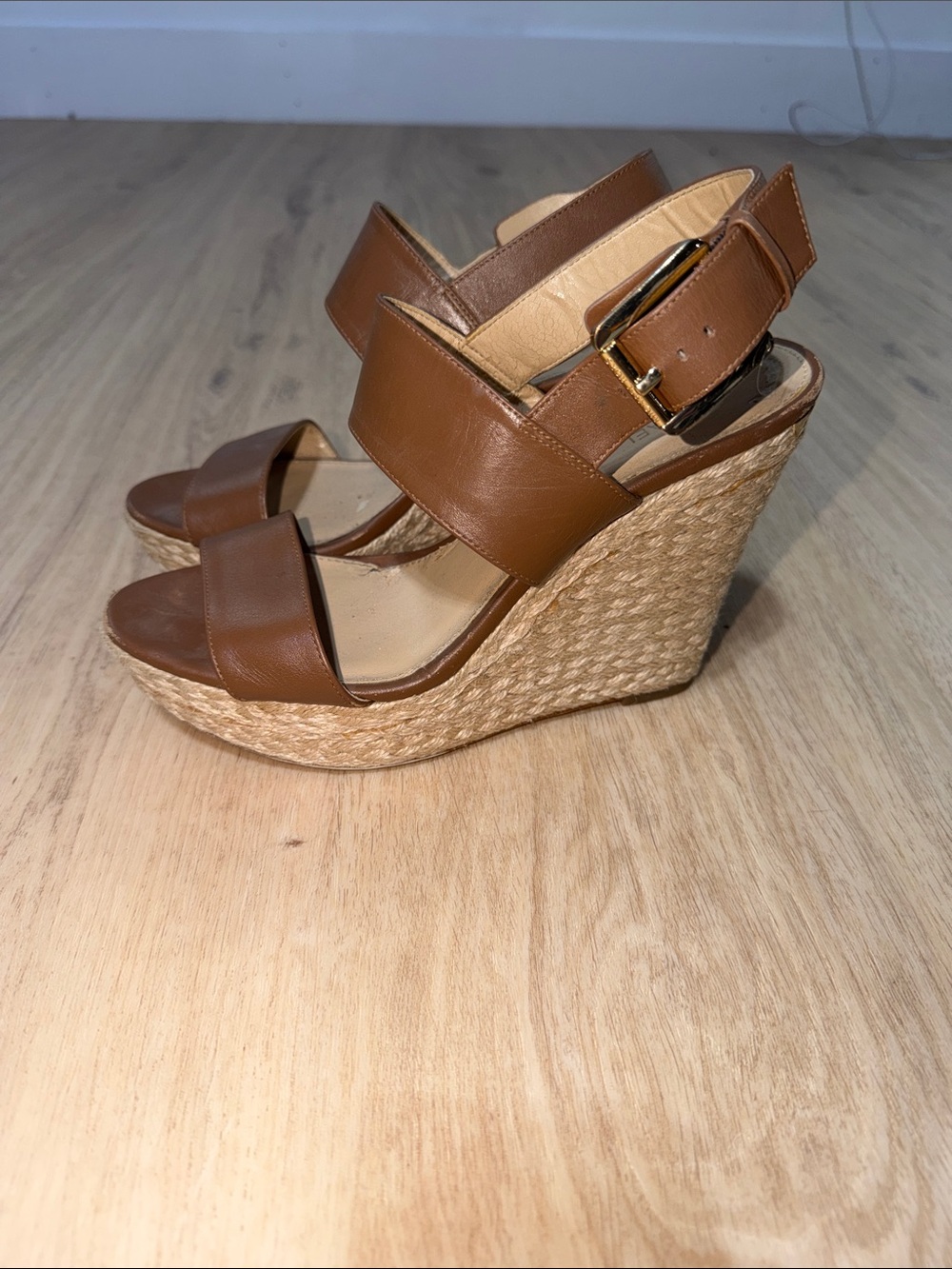 Michael Kors Espadrille Wedge Sandals Size 8M